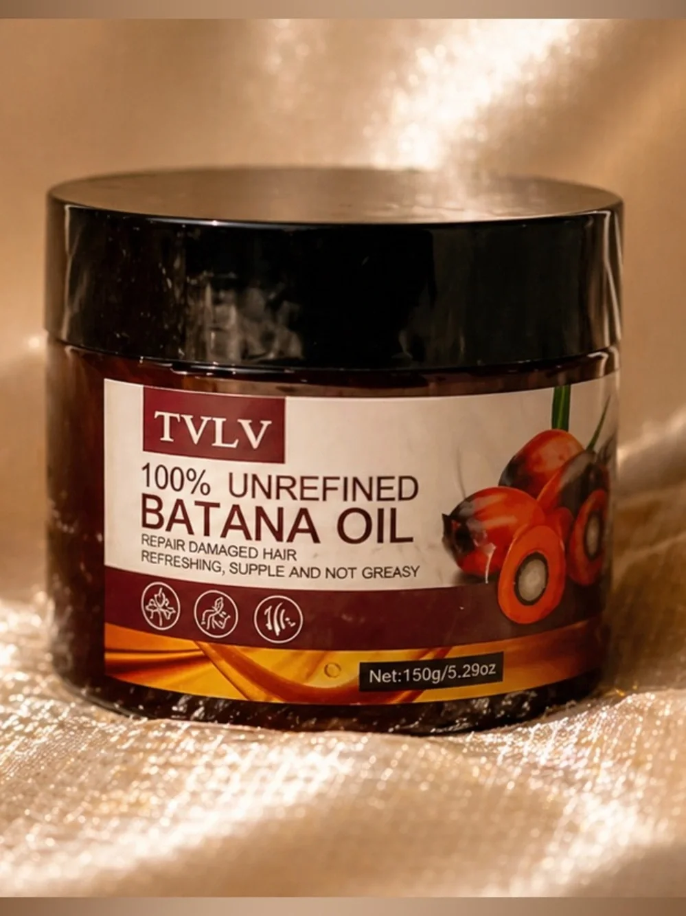 100% Unrefined Batana Oil - Nourishing Hair Treatment - Picture 1 of 5
